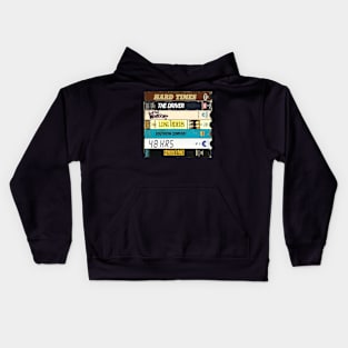 Walter Hill VHS Tapes Kids Hoodie